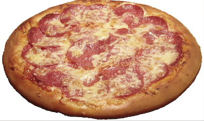 Пица с телешки салам и кашкавал