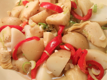 салата от картофи