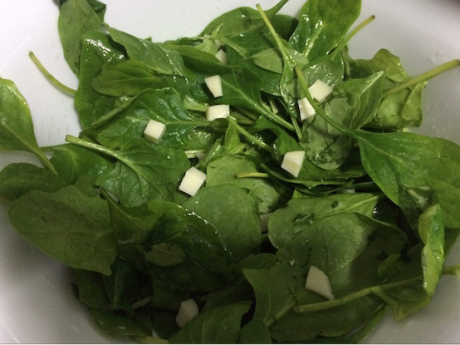 спанак и кашкавал